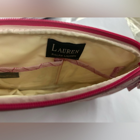 New Lauren Ralph Lauren Polo Cosmetic Bag iPhone Case Cosmetic Bag Makeup Case - Picture 10 of 16